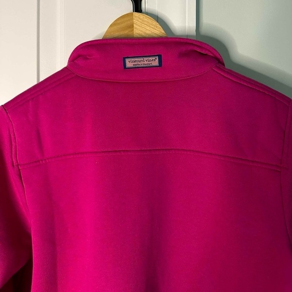 Vinyard Vines-Surf Terry Shep Shirt-size Small-berry relaxed fit-NWT - Picture 7 of 9